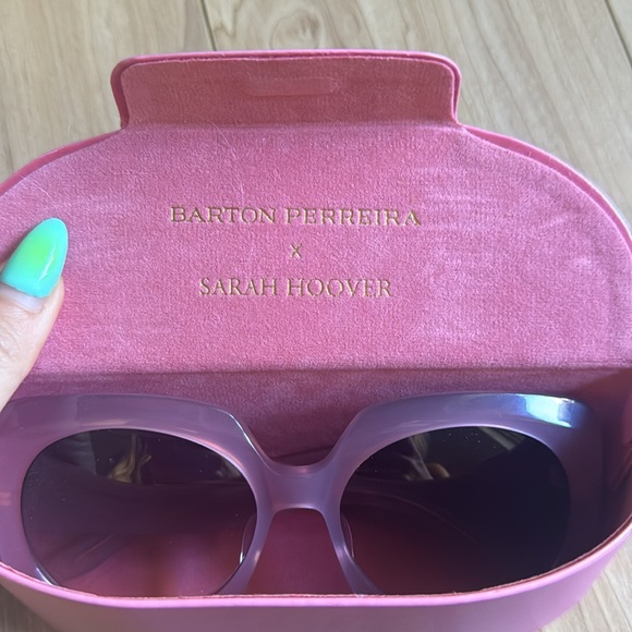 Barton Perreira x Sarah Hoover Delia 57MM Hexagonal Sunglasses - Picture 6 of 6